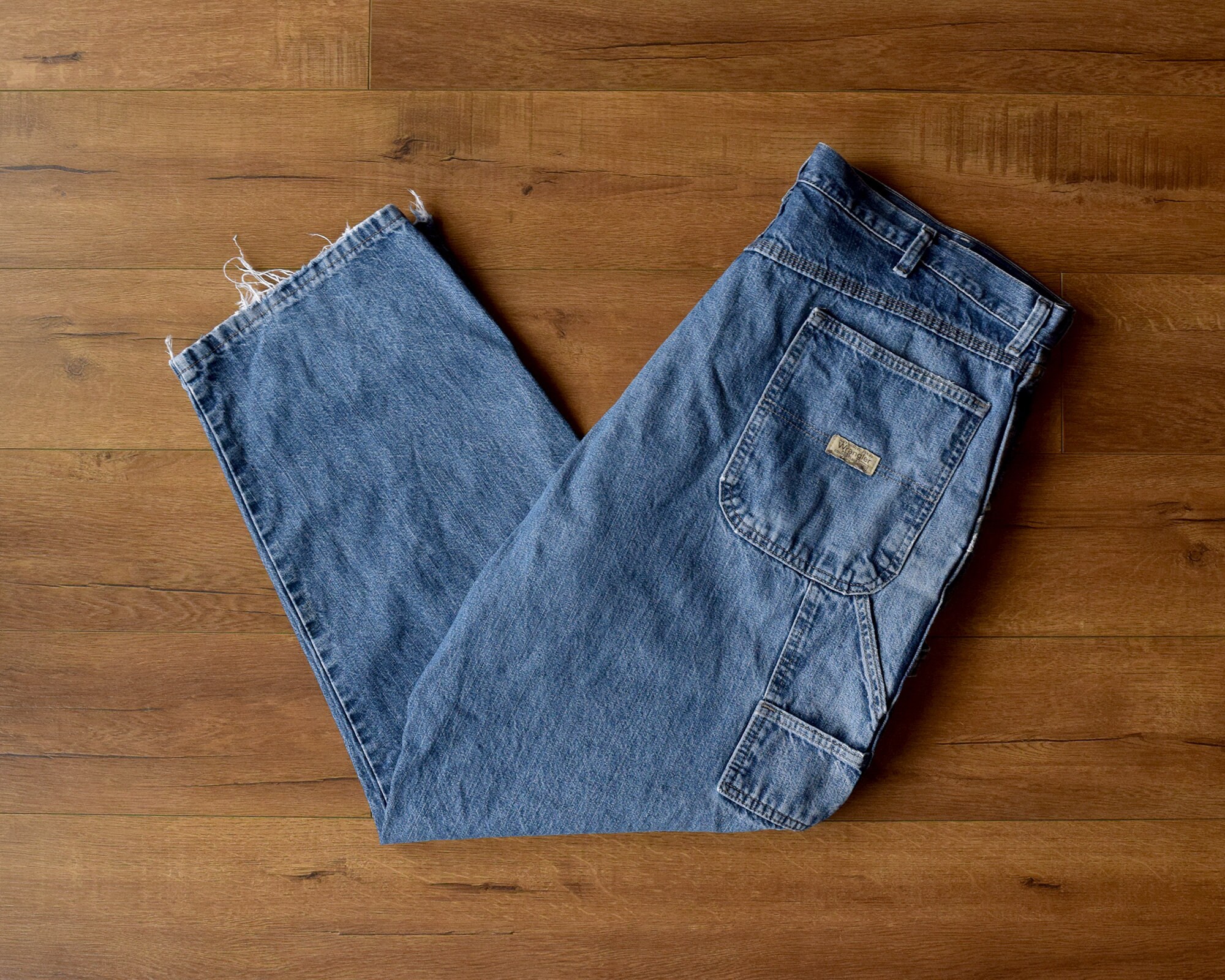 Kleding Gender-neutrale kleding volwassenen Jeans NWT 1990s Vintage VANS pipe leg skateboard jeans pants for skater wear tag size 8/10 or 29x32 