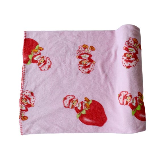 Buy Retro Y2K Strawberry Shortcake Throw Blanket Cozy Home Decor Online in India Etsy