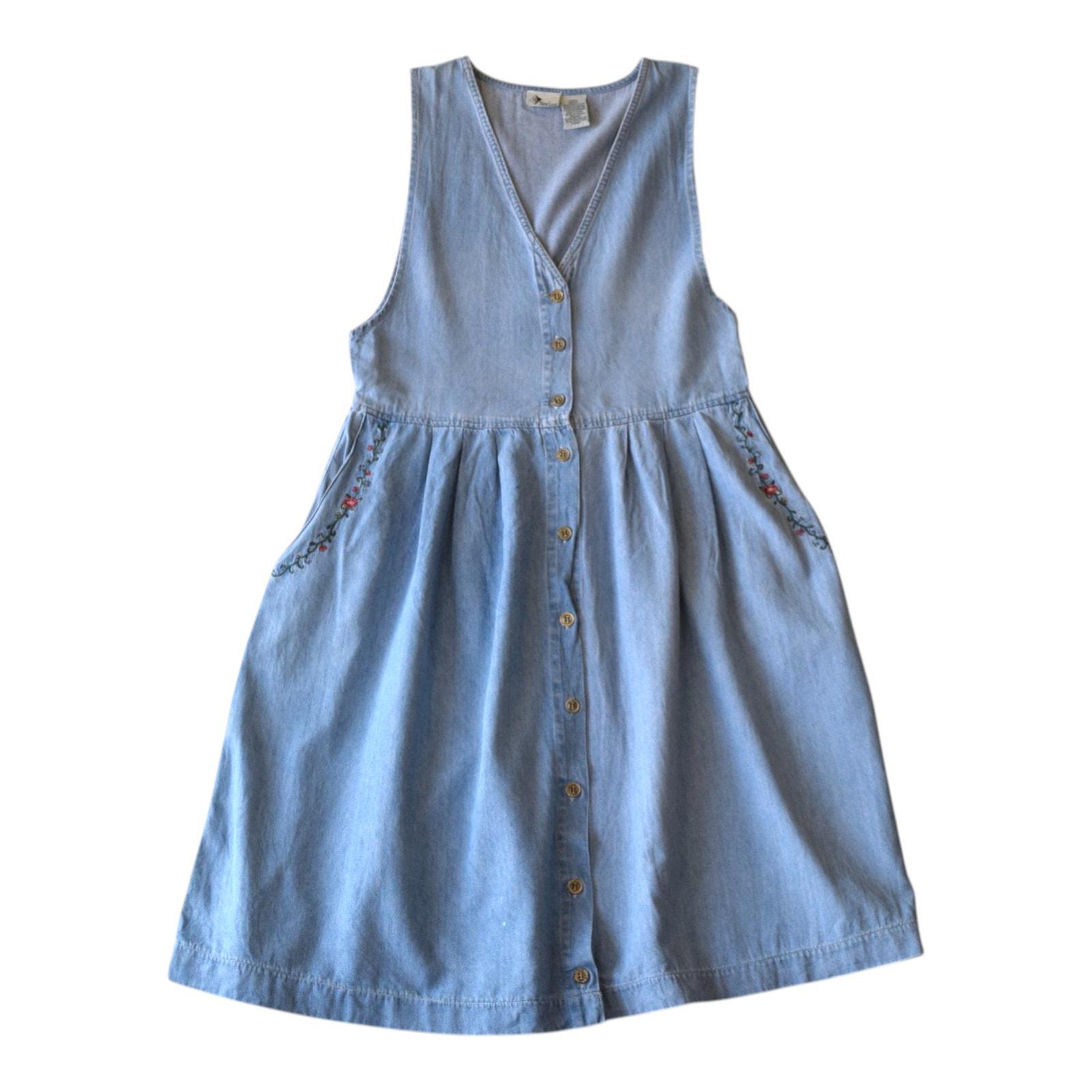 Denim 90s Dress - Etsy Denim 90s Dress - Etsy