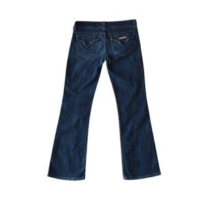 Y2K Hudson Bootcut Jeans Low Rise Flap Pocket Size 30 Made in USA image 4