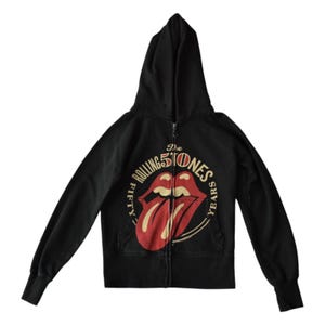 Capuchon met rits The Rolling Stones 50th Anniversary - Small voor dames