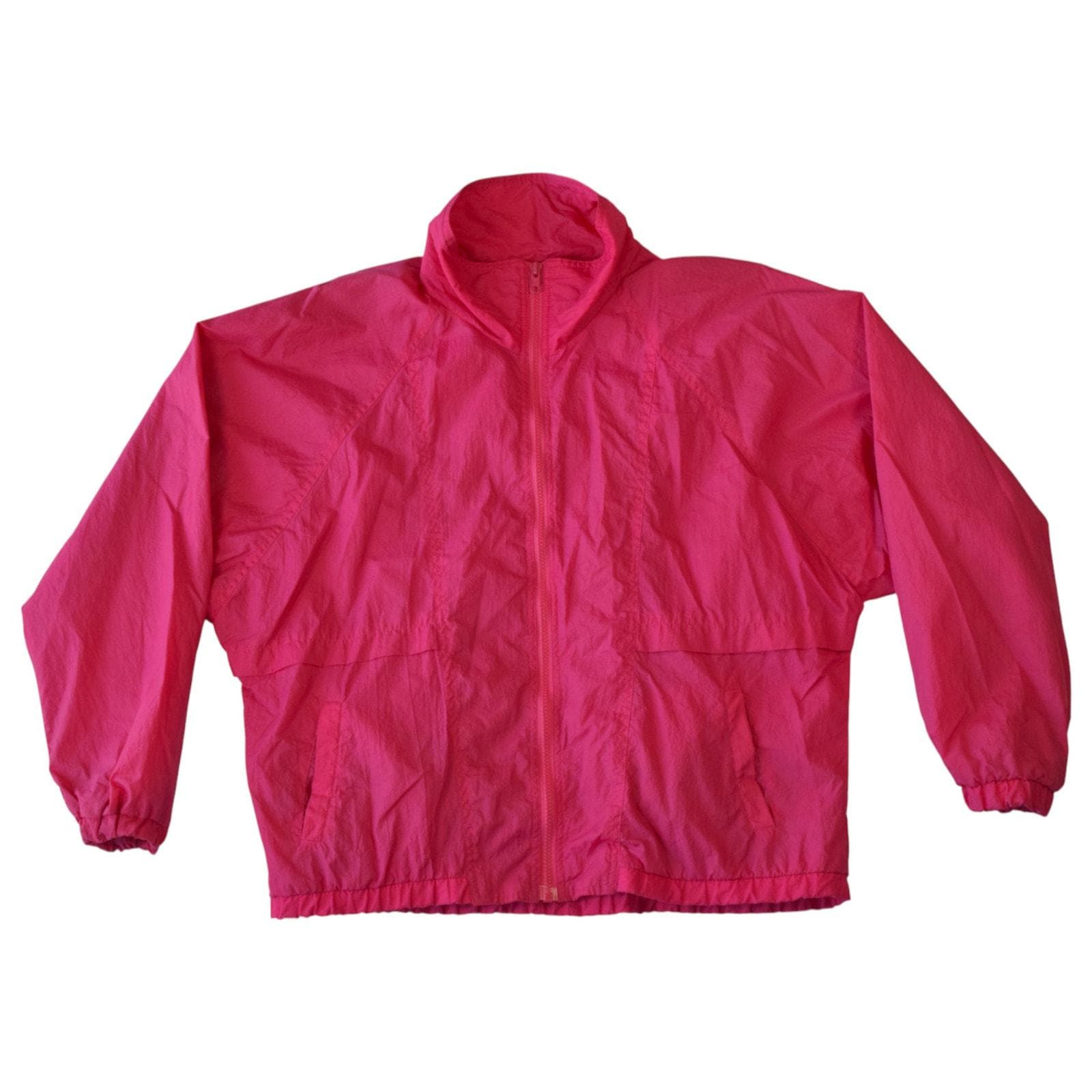 Vintage Hot Pink Windbreaker Jacket by Andy Johns – Size Medium - Etsy