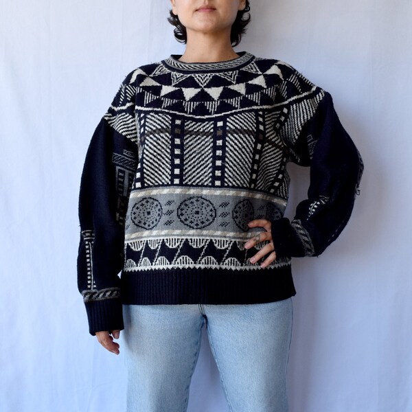 Chunky Knit Sweater - Etsy