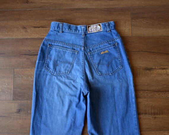 70s Levis Wheat Label High Waist Jeans 