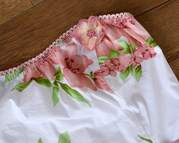 vintage romantic floral strapless tea garden part… - image 6