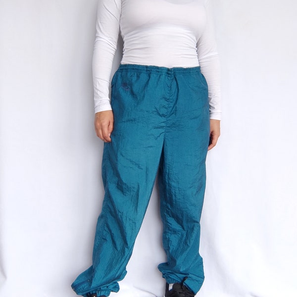 vintage Nike blue windbreaker pants men size medium