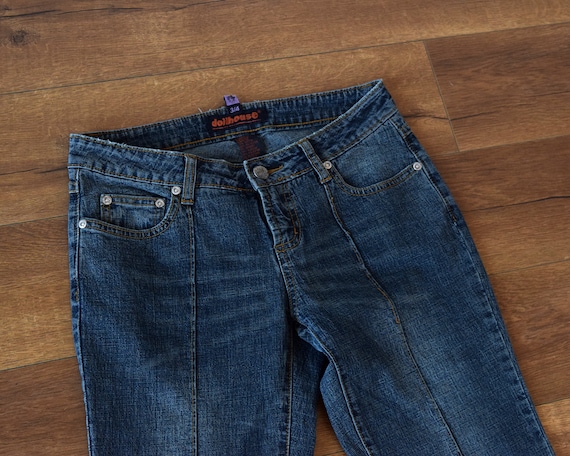 y2k dollhouse low rise jeans vintage flare jeans - image 2