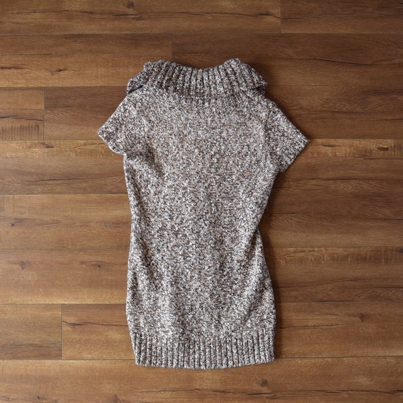 y2k cable knit sweater mini dress womens medium - image 8