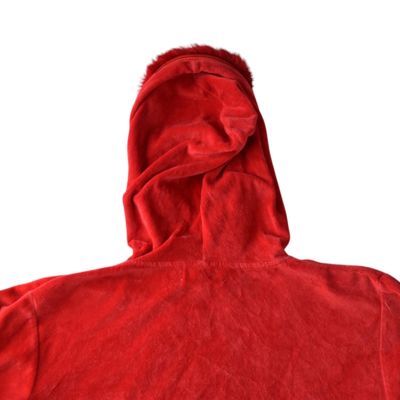 Pull à Capuche Velours Narkotic Wear Y2K - Style Hip-hop Années 90, Taille M - Occasion TB
