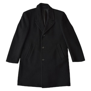 Men’s Black Wool Cashmere Blend Coat Size 38R