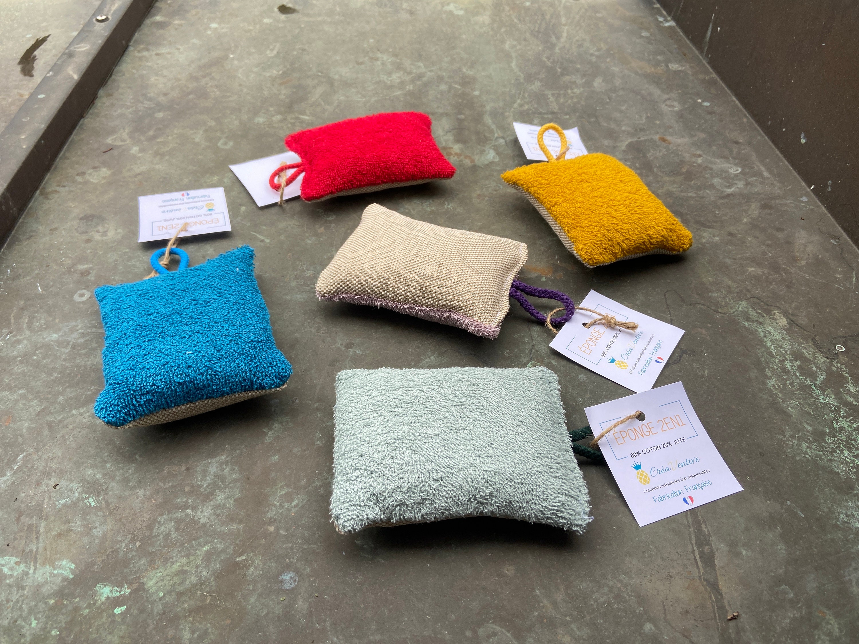 Éponge 2 en 1 Lavable | Zéro Déchet