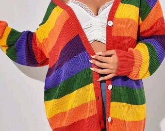etsy rainbow jumper