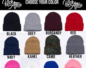 personalized snow hats