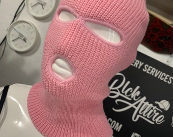 Pink Ski Mask Etsy