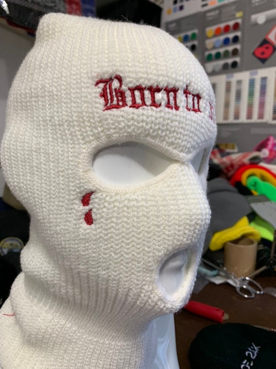 Personalized ski mask/ embroidered face mask/ balaclavas/ Etsy