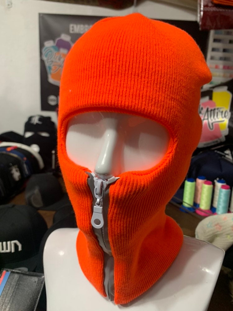 Reflectante Zipper Ski Mask / Snowboard Balaclava / Máscara de Etsy