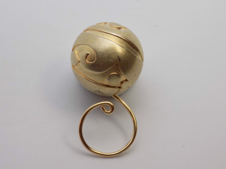 Golden Jolly Magnetic Portuguese Knitting Pin