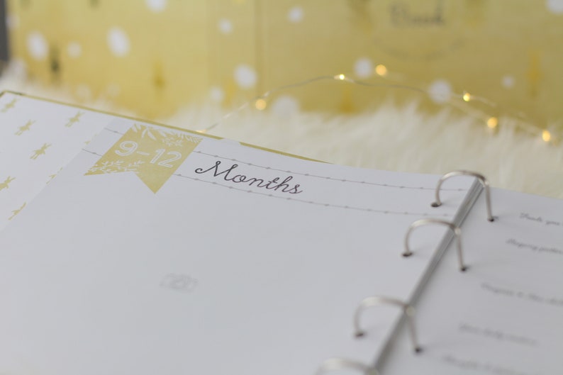 BABY MEMORY BOOK baby keepsake book binder memory book Etsy