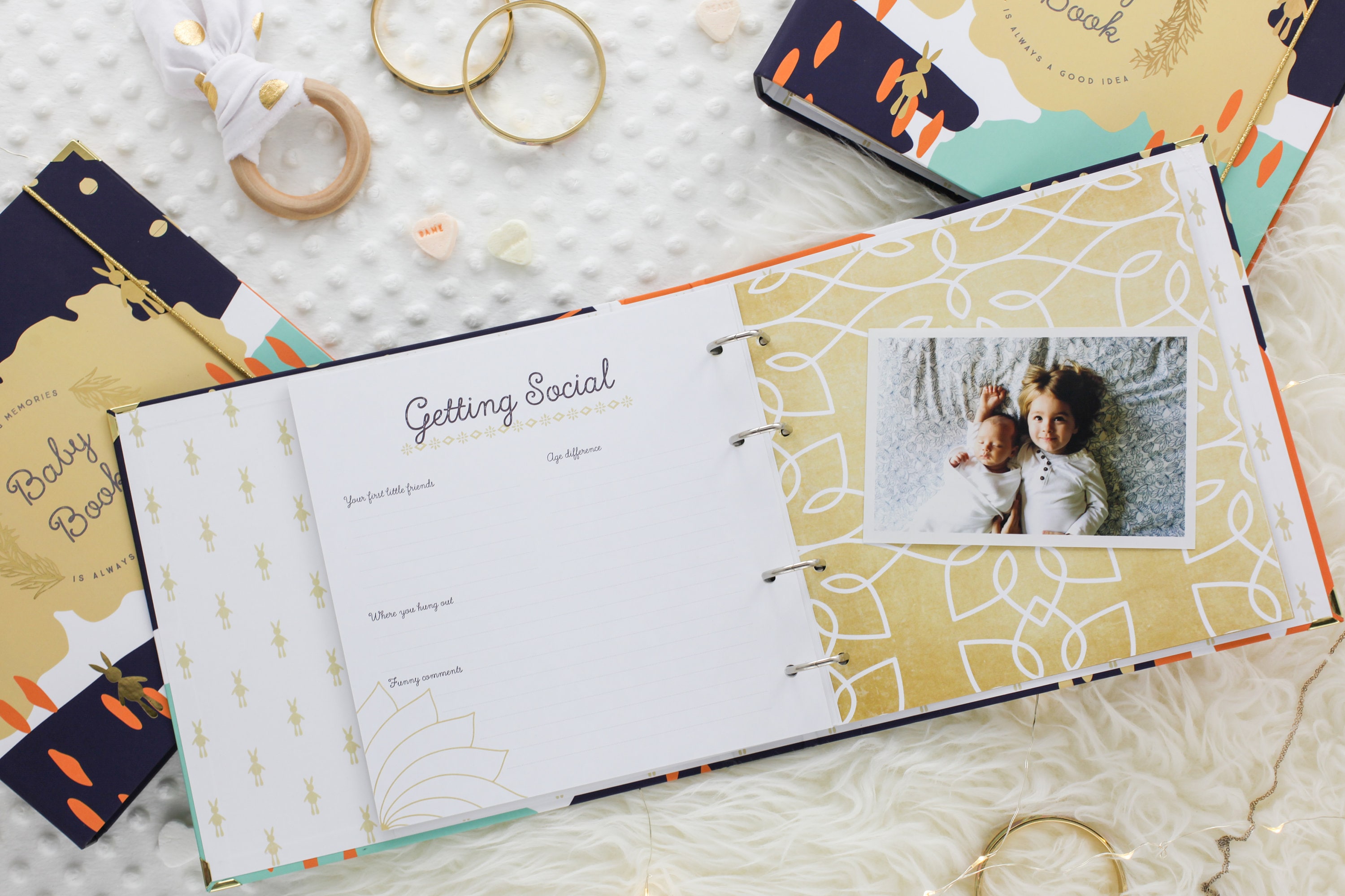 BABY MEMORY BOOK Baby Keepsake Book Binder Memory Book Etsy