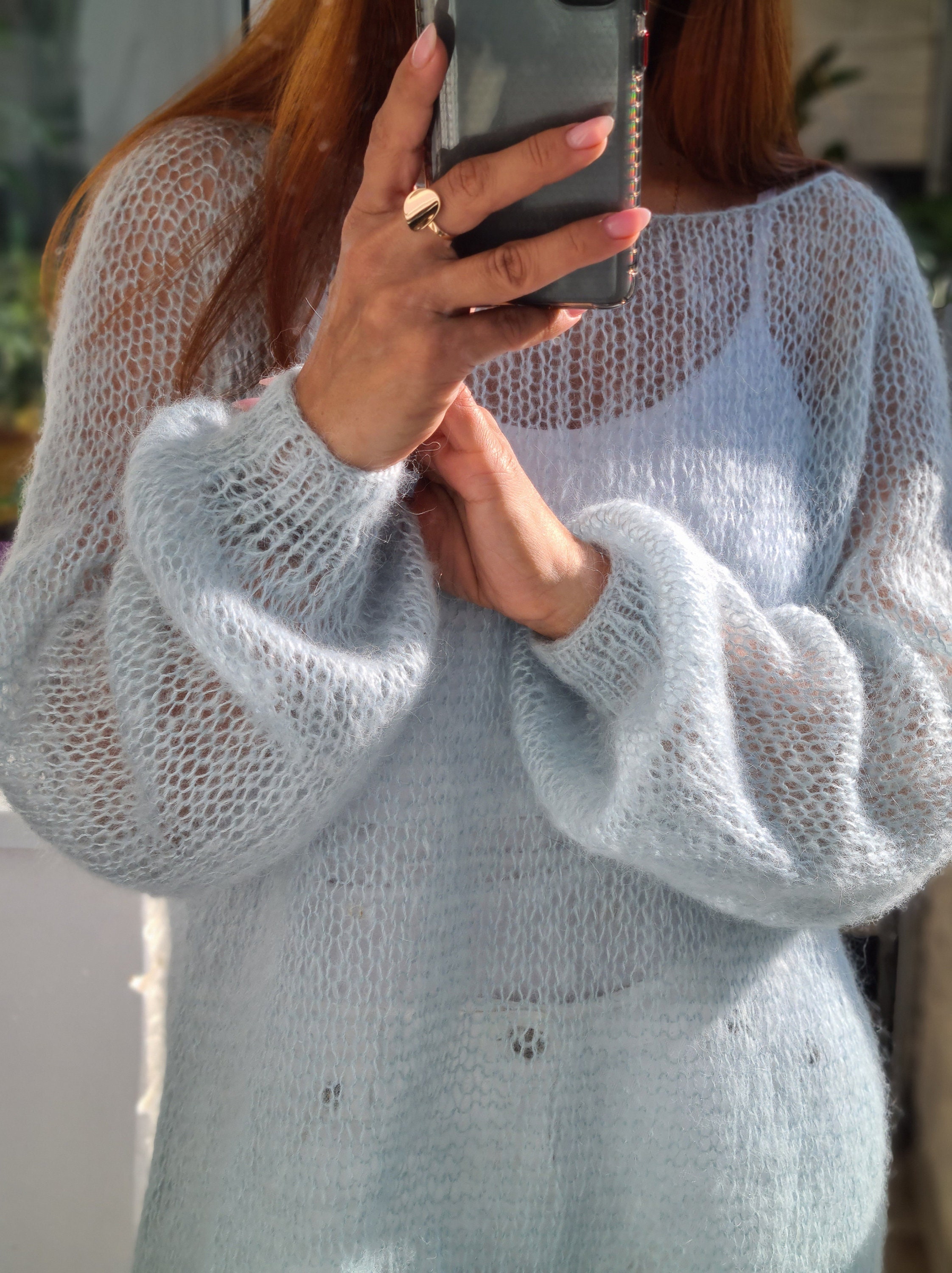 Mohair Sweater. Oversized Knitted Sweater. Handmade Sweater Mohair Sweater. Oversized Knitted Sweater. Handmade Sweater