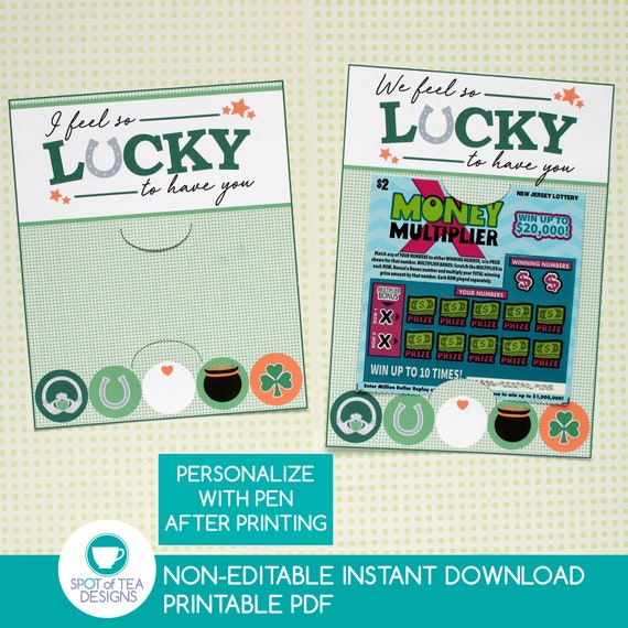 Promotional Customized Lottery Ticket Holder