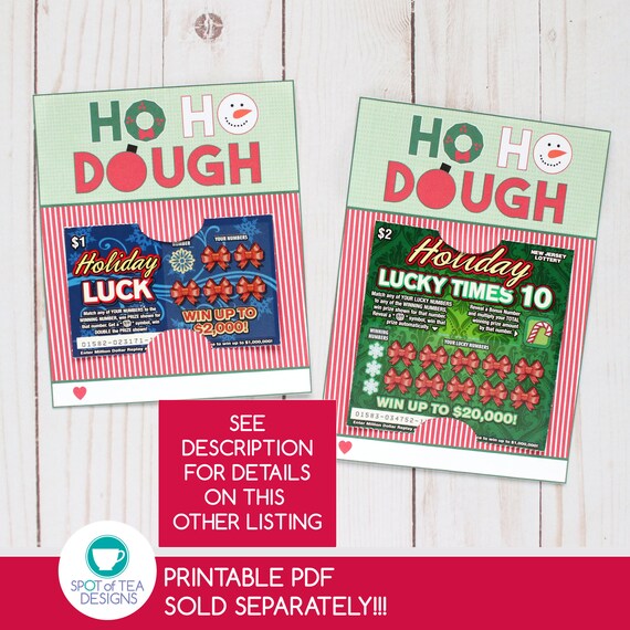 Holiday Lottery Scratch-Off Ticket Gift Idea + Printable Cards - Mama  Cheaps®