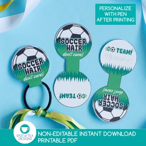 4 Cerchietti Da Calcio Per Ragazze - Regolabili, Antiscivolo, Colori Nero, Bianco, Verde, Azzurro, Per Sport - 3