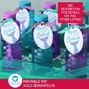 Shark Party Favor Tag Shark Party Printables Under the Sea Party Boy Party Printable INSTANT DOWNLOAD image 9