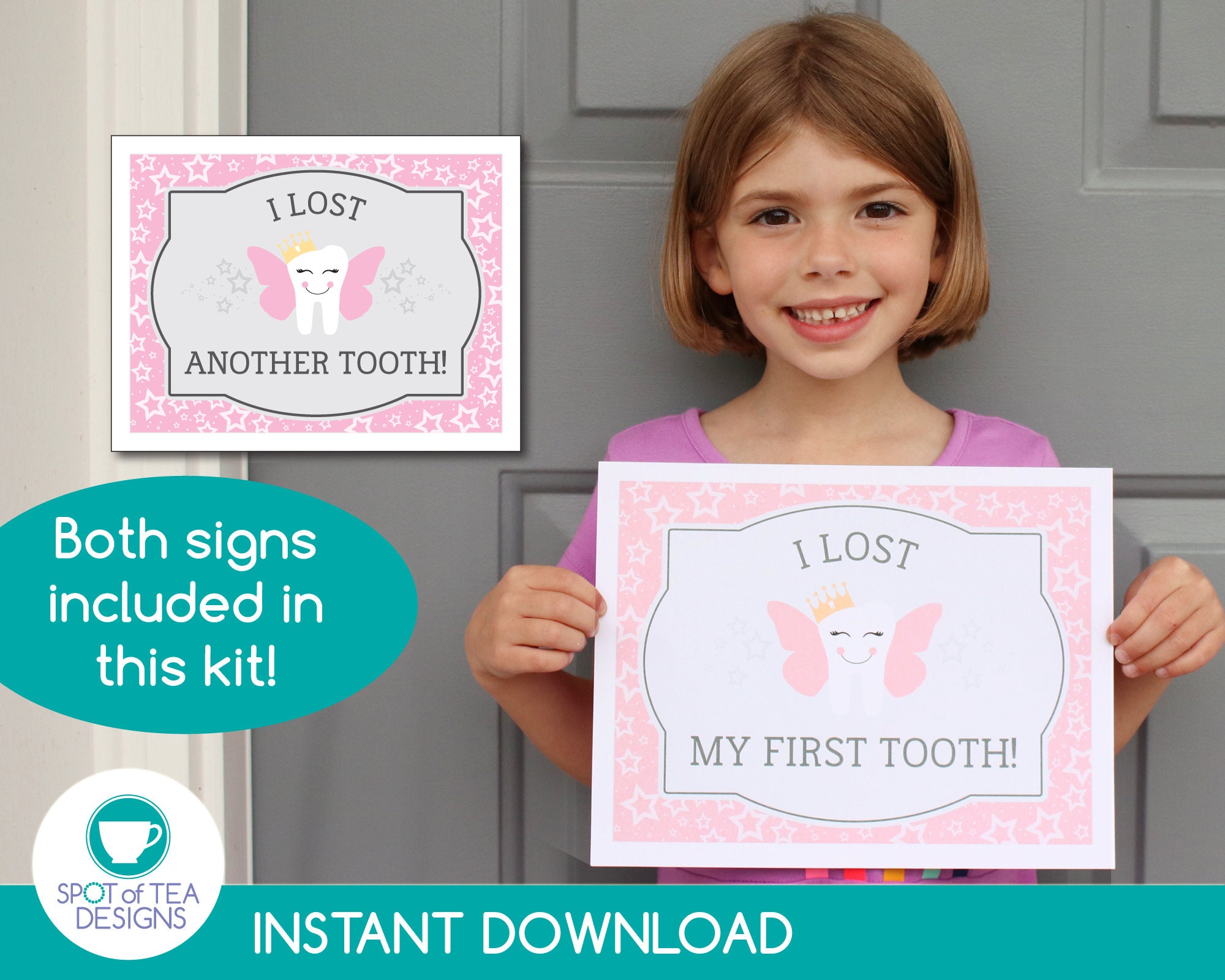 Tooth Fairy Kit Girl Tooth Fairy Printables Tooth Fairy Etsy