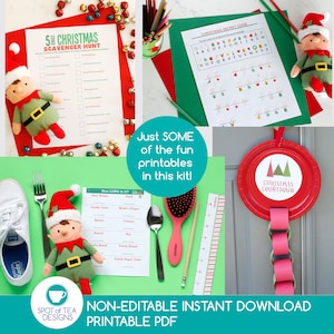 Printable Elf Activities Kit | Printable Christmas Activity Sheets ...