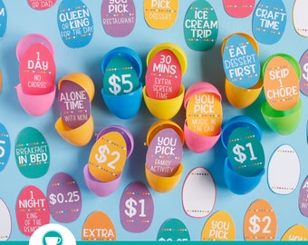 Printable Easter Egg Tokens | Easter Egg Coupons | Easter Egg Hunt Fillers | Easter Printables | pdf INSTANT DOWNLOAD