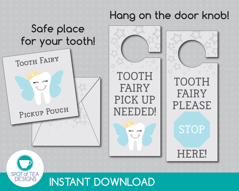 Tooth Fairy Kit Boy Tooth Fairy Printables Tooth Fairy Etsy