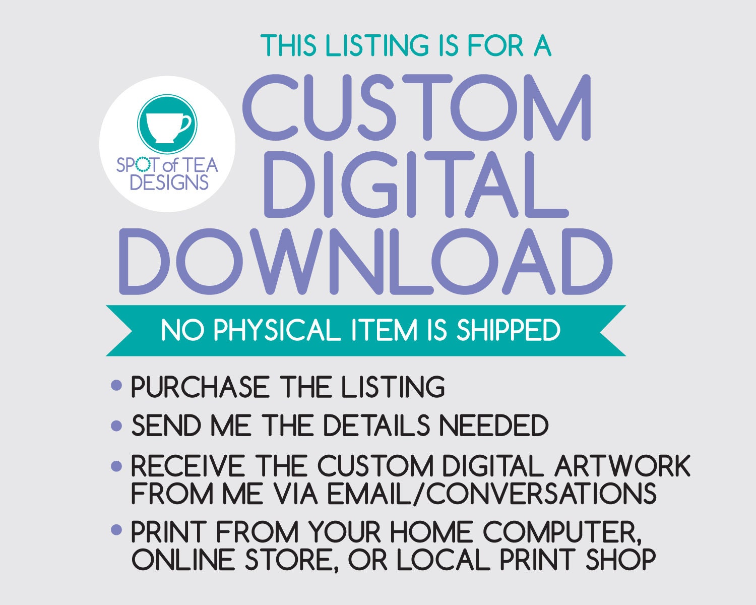 Customized Party Printables DIGITAL DOWNLOAD Party - Etsy
