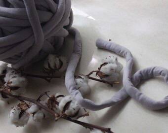 Soft thread padded light grey