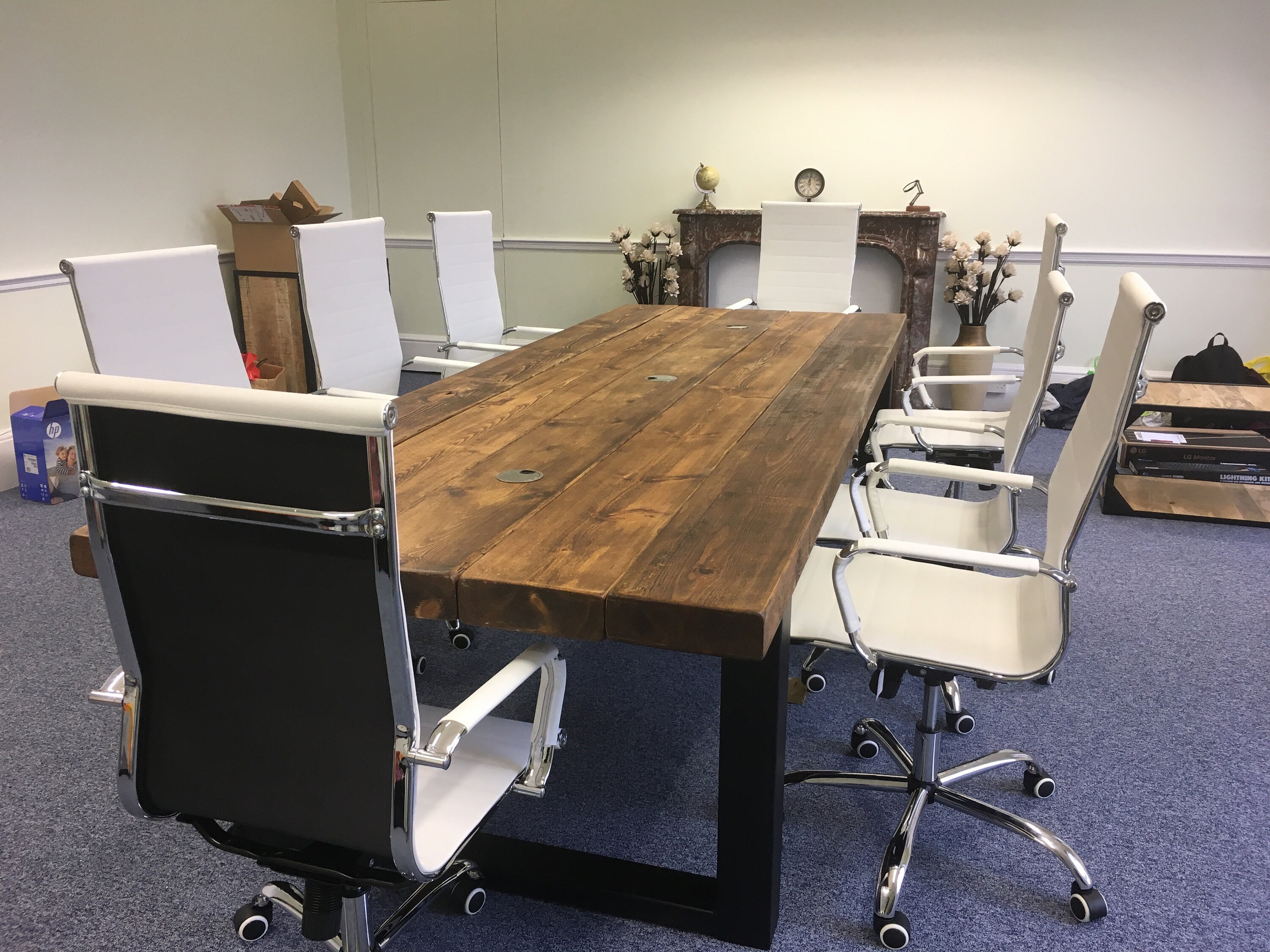 Extra Large Industrial Style Conference Table