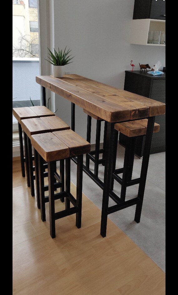 Industrial Style Extra Chunky Poseur Table