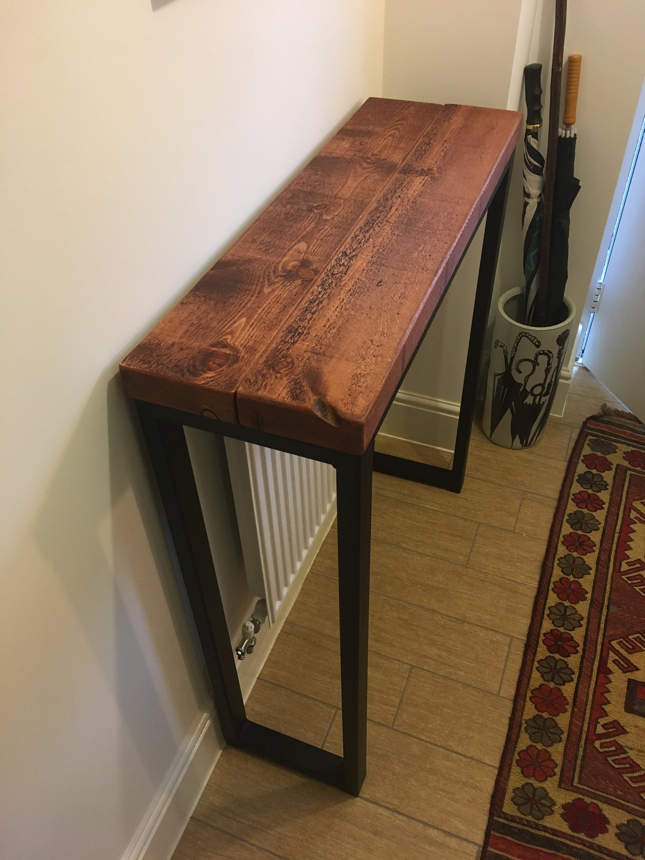 Industrial Reclaimed Style Console Table