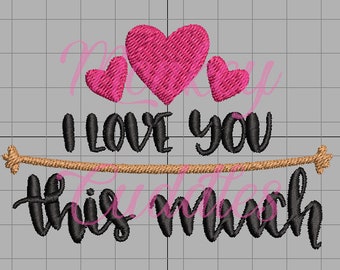 I Love You This Much | Etsy