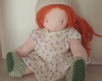 Waldorf Doll with red hair..