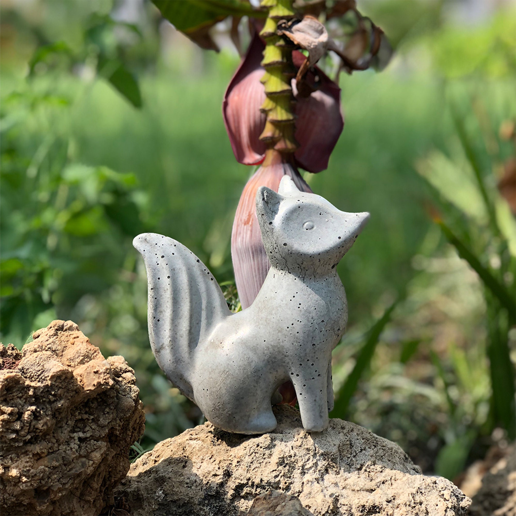 Garden Statues Cute Animal Sculpture Creative Resin Ornaments Home Decor-wf 