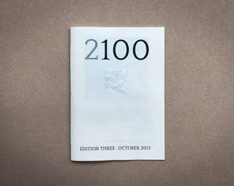 Photo Zine | 2100 Edition 3 | A handmade booklet of photographs, aphorisms and writing