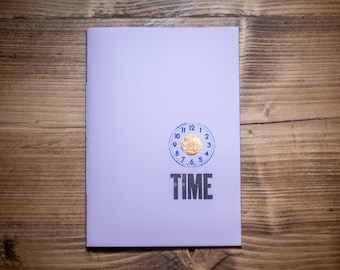 Time - A handmade Photo zine with Medium Format B&W Images and aphorism on the subject of time