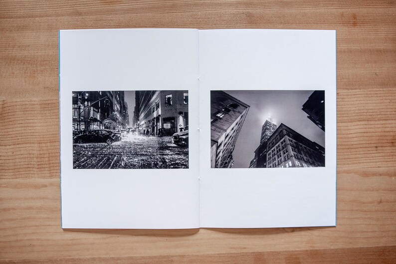 New York Snow Photo Zines Two Pack of New York City B&W Street Photography in the snow image 10