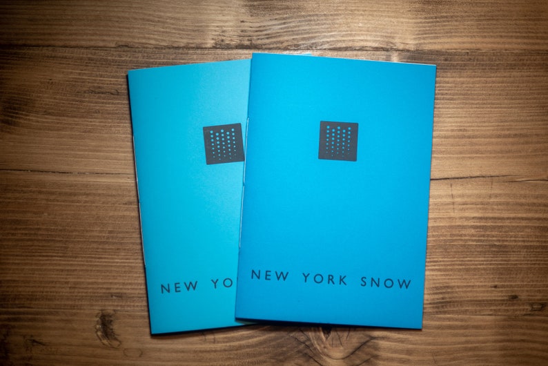 New York Snow Photo Zines Two Pack of New York City B&W Street Photography in the snow image 1