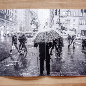 New York Snow Photo Zines Two Pack of New York City B&W Street Photography in the snow image 7