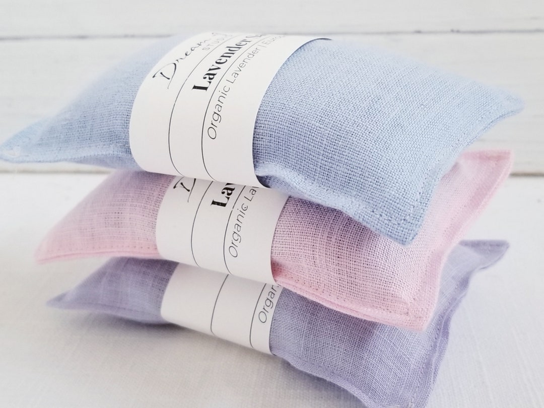 Linen Lavender Sachet Set Lingerie Drawer Freshener, Wedding Trousseau ...