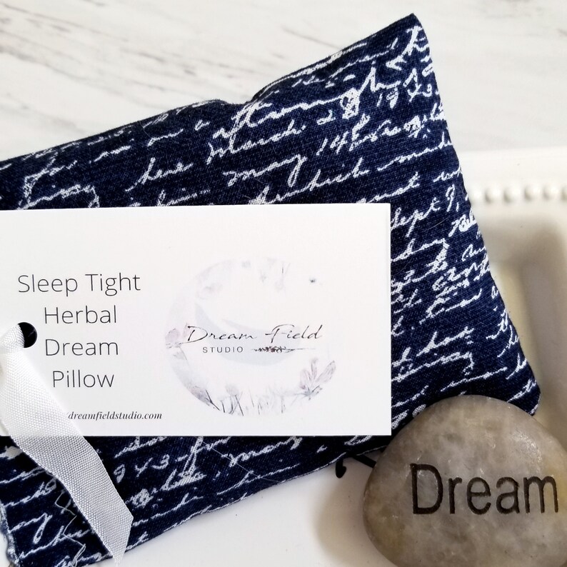 Sleep Pillow Herbal Dream Pillow Lavender Sleep Aid Etsy
