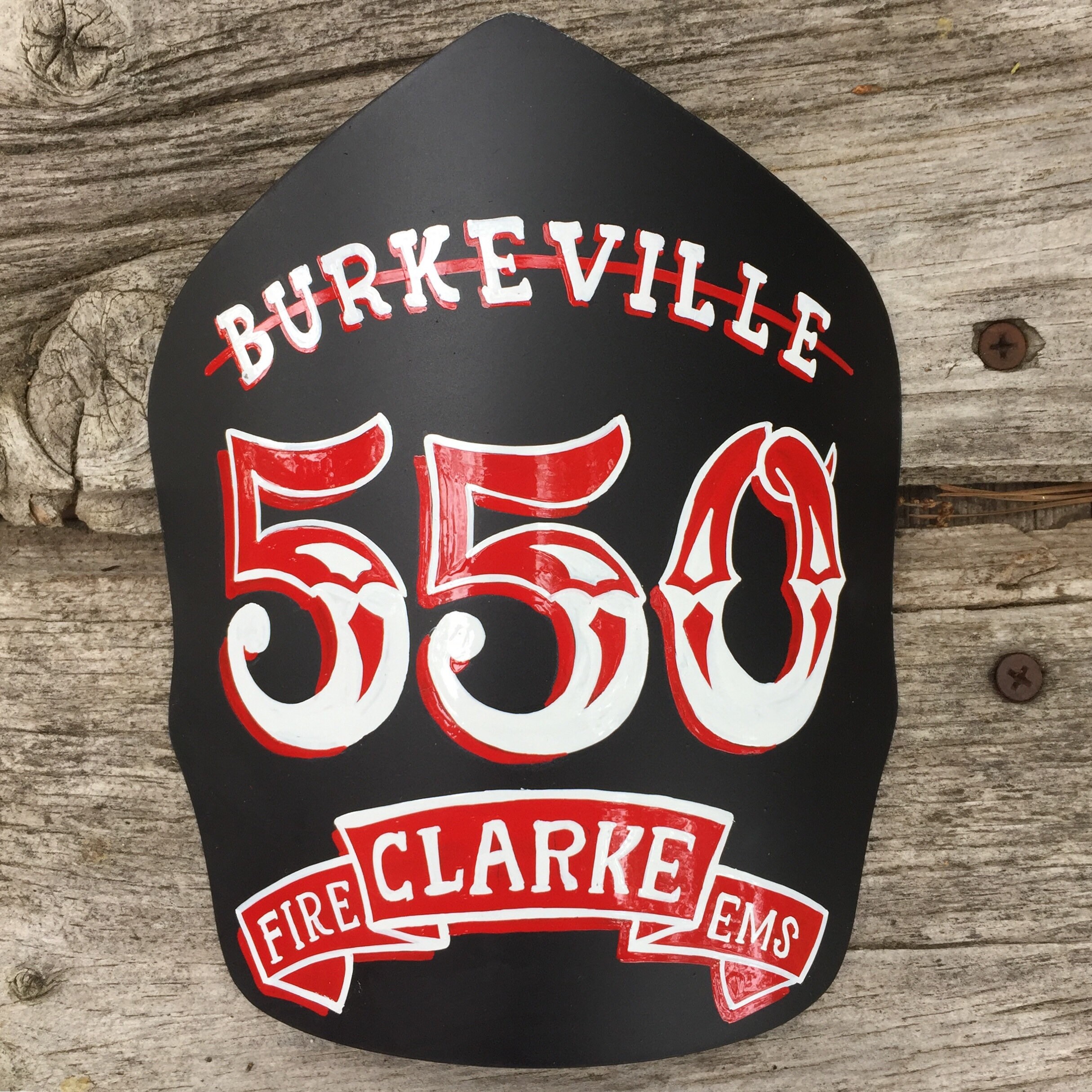 Metal Fire Helmet Shield custom designed and created for you Etsy