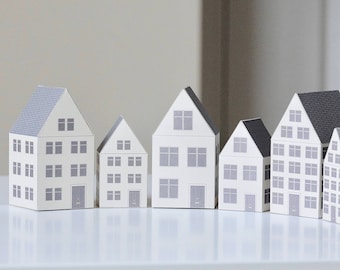 Printable Paper houses.