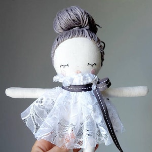 Easy rag doll sewing pattern and tutorial